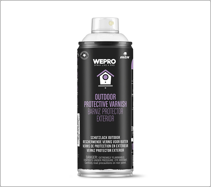 Spray de barniz protector para exterior Montana WePro