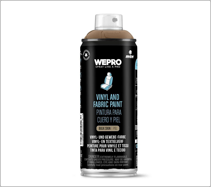 Spray de pintura para cuero y piel MTN Pro, bote en tono marrón/beige