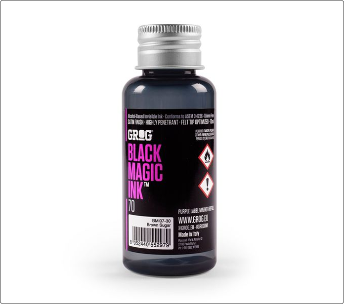 Botella Grog Black Magic Ink 70 ml en color Brown Sugar