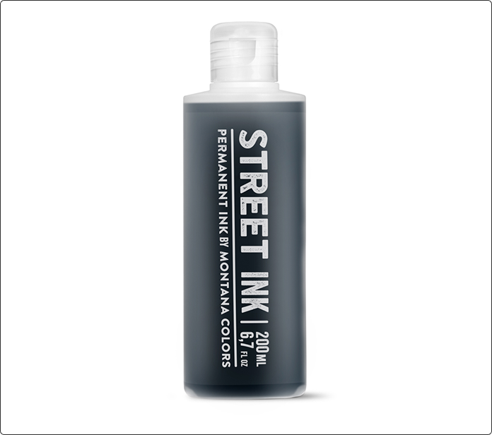 Botella negra de tinta MTN Street Ink de 200ml