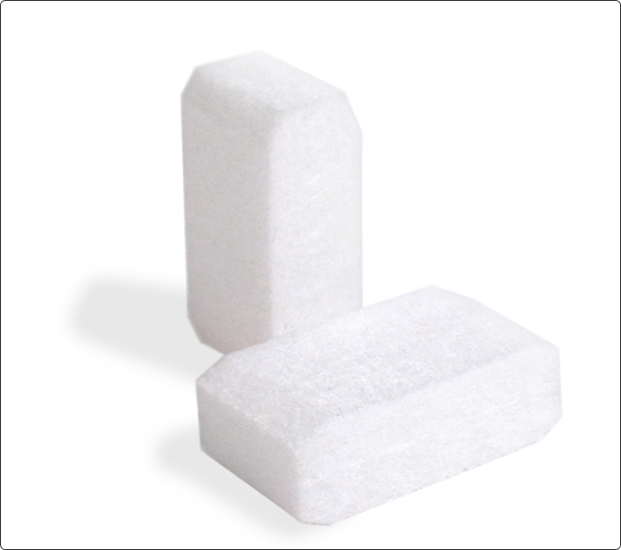 Dos puntas rectangulares de recambio de 15 mm