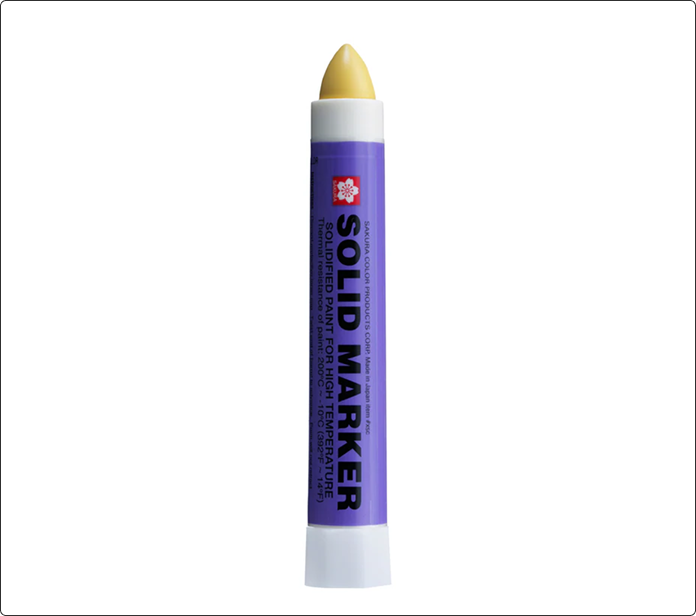 Rotulador Sakura Solid Marker Original, cuerpo morado y punta dorada