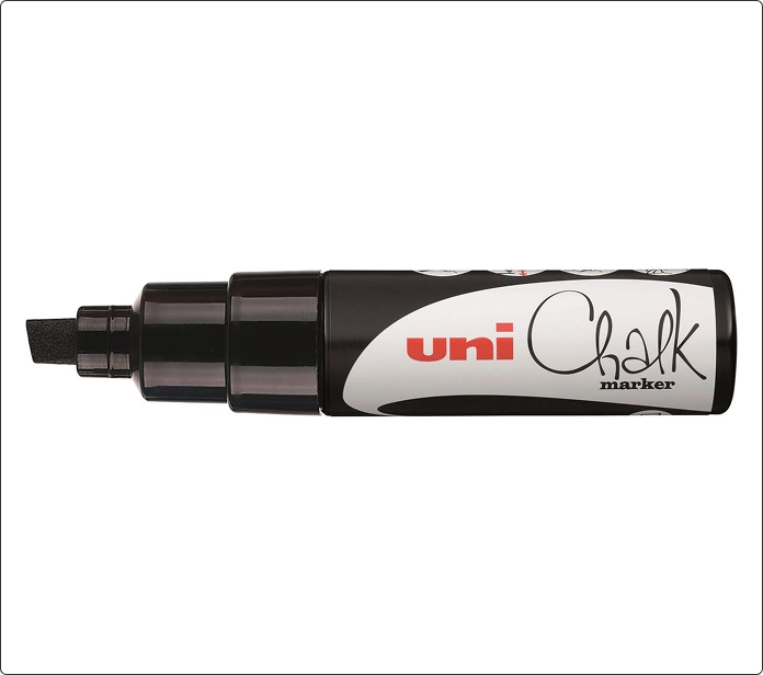 Rotulador de tiza líquida Uni Chalk de punta ancha