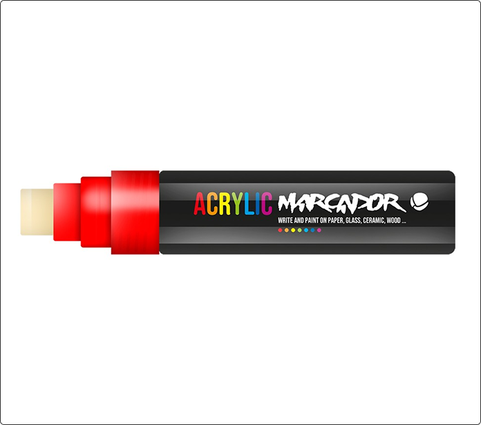 Rotulador acrílico MTN rojo
