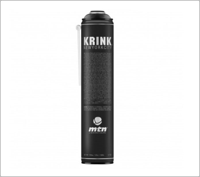 Aerosol negro MTN K-750 con aplicador lateral